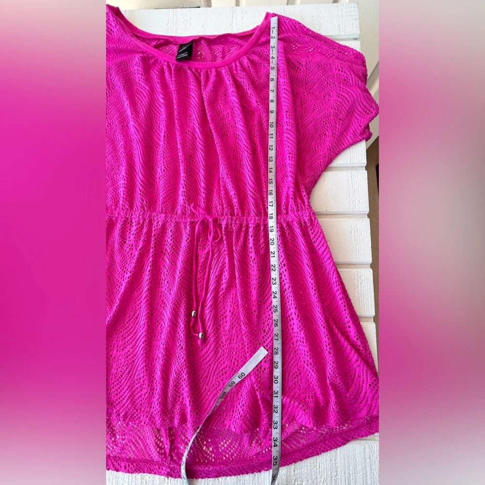 Catalina Brand Swimsuit Cover Up‎ Scoop Neck Elastic Waist Size 3X (22W-24W)